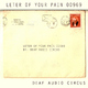 Deaf Audio Circus Letter Of Your Pain 00969