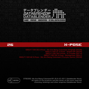 X-Pose - We Are Being Colonized (Datablender)