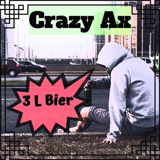 Crazy Ax - 3 L Bier