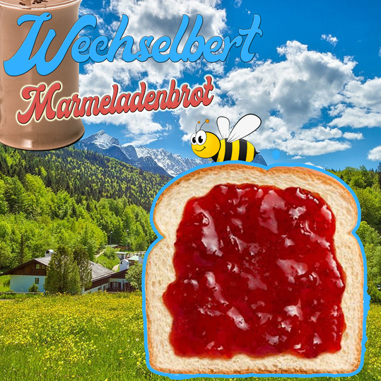 Wechselbert - Marmeladenbrot