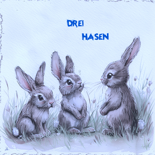 Cee Fawn & Christian Morgenstern - Drei Hasen