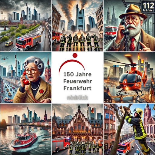 nixblick - 150 Jahre Feuerwehr Frankfurt