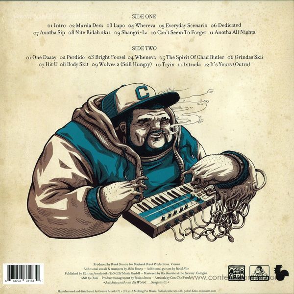 Brenk Sinatra - Gumbo II: Pretty Ugly / Lost Tapes (Ltd.2LP+MP3) (Back)