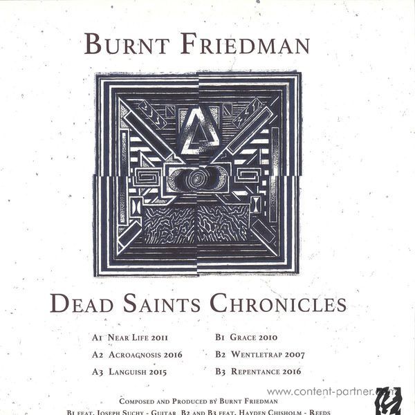 Burnt Friedman - Dead Saints Chronicles (Vinyl Only, 180g) (Back)