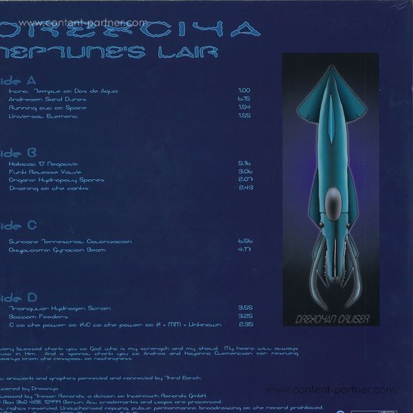 Drexciya - Neptune's Lair (Repressed!) (Back)