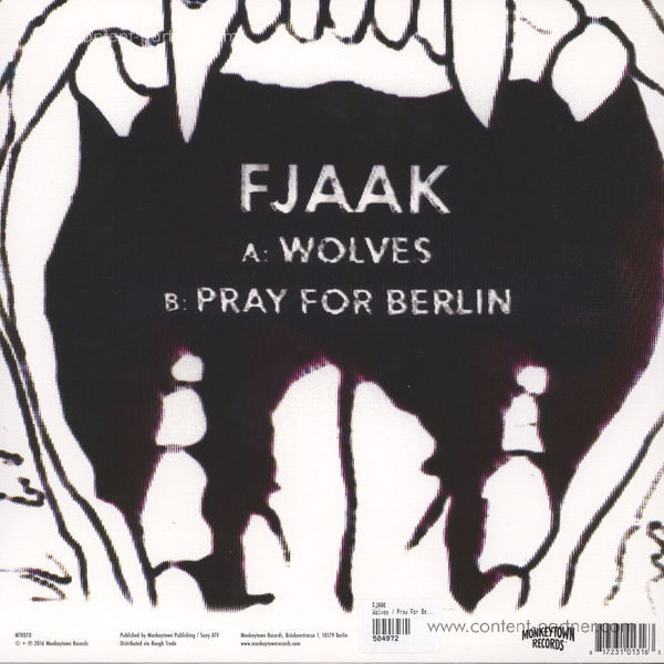 FJAAK - Wolves / Pray For Berlin (Back)