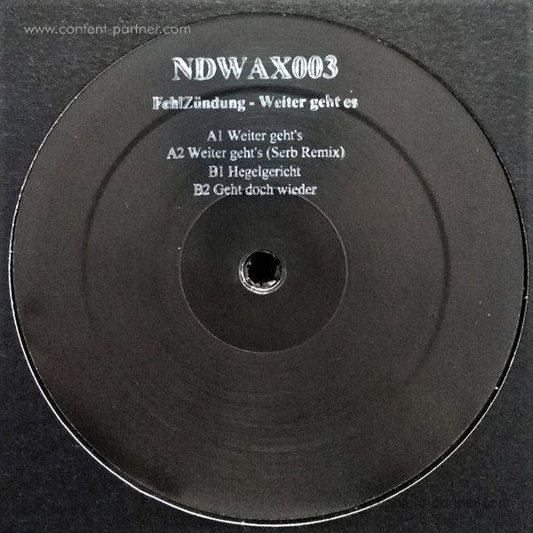 FehlZündung - Weiter geht es (Vinyl Only) (Back)