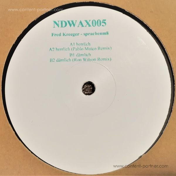 Fred Kreeger - sprachenm8 (incl. Pablo Mateo/Ron Wilson Remixes)