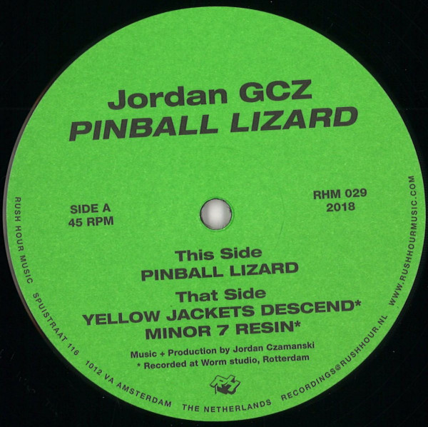Jordan GCZ - Pinball Lizard EP