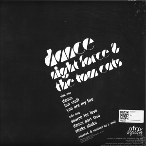 Night Force, The Tom Cats - Dance (Back)