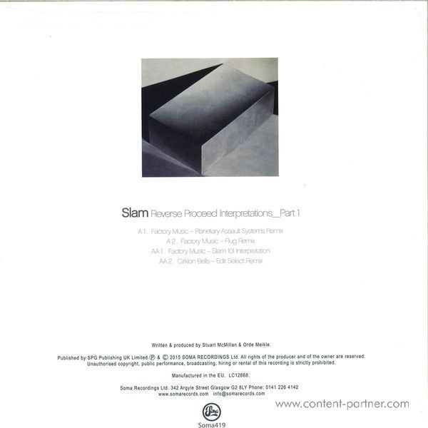 Slam - Reverse Proceed Interpretations Part 1 (Back)