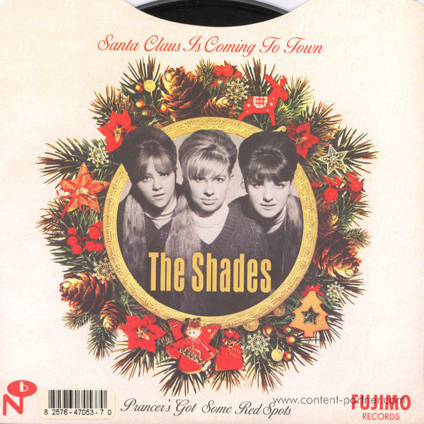 The Shades - Santa Claus Is Coming To Town / Prancer' (Back)