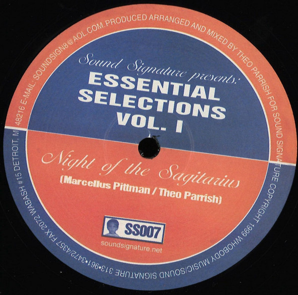Theo PARRISH / MARCELLUS PITTMAN - Essential Selections Volume 1