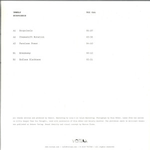 Umwelt - Ecopoiesis (Back)