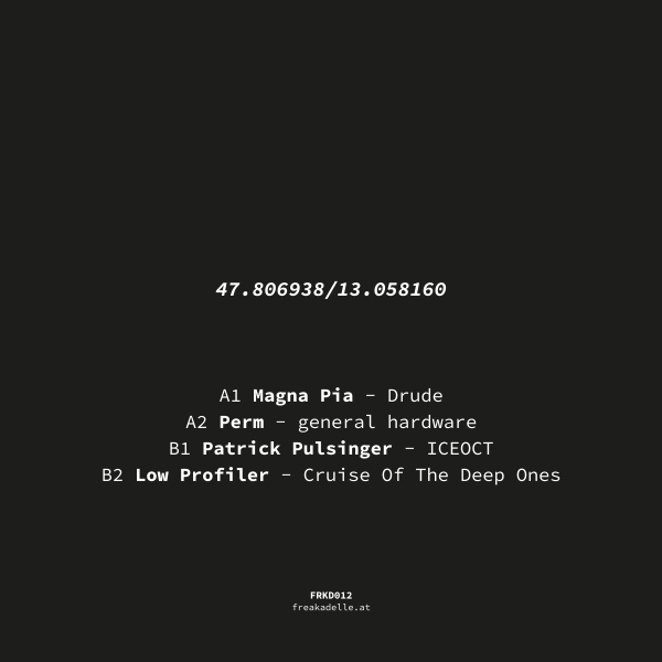 Various Artists - 47.806938 / 13.058160 (Back)