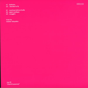 Vladimir Dubyshkin - Cheerful Pessimist (Back)